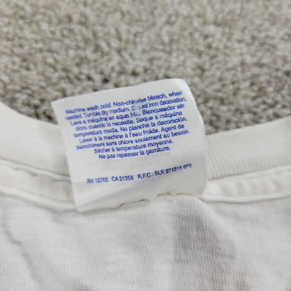 VTG IN-N-OUT Burger Las Vegas‎ Hanes T-Shirt Mens XL White Red Hot Rod Back Y2K - Picture 6 of 16